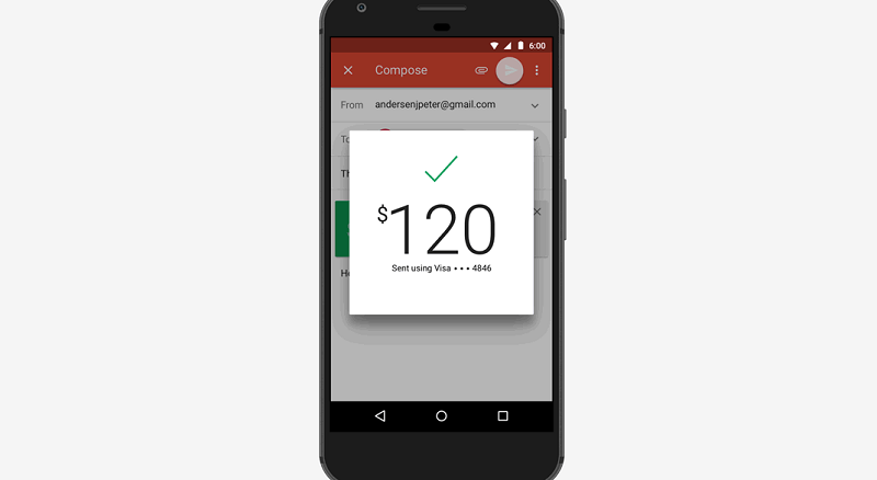 Gmail Payments