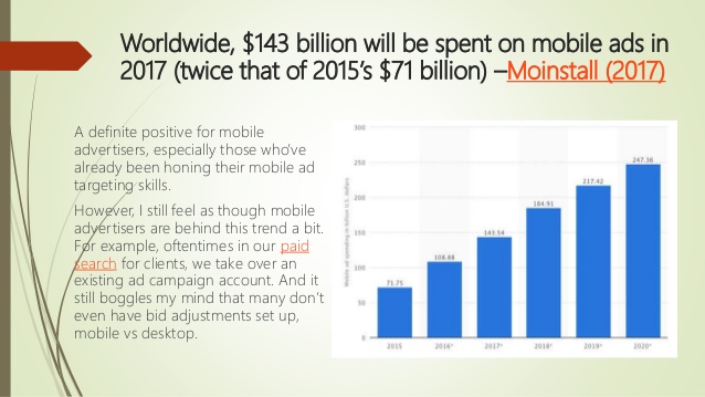 MOBILE ADS TAKING OVER DESKTOP