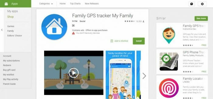 Family GPS tracker