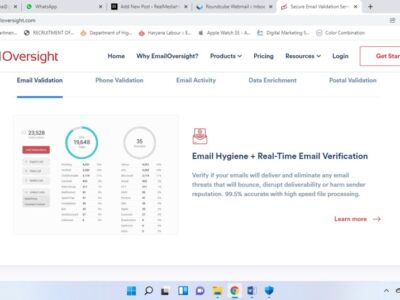 email validation hygiene